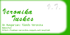 veronika tuskes business card